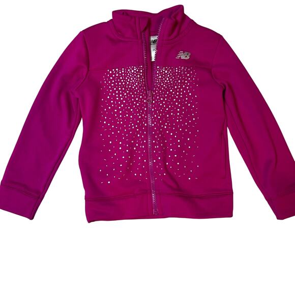 New Balance fuchsia track jacket Size 3T - Picture 1 of 5